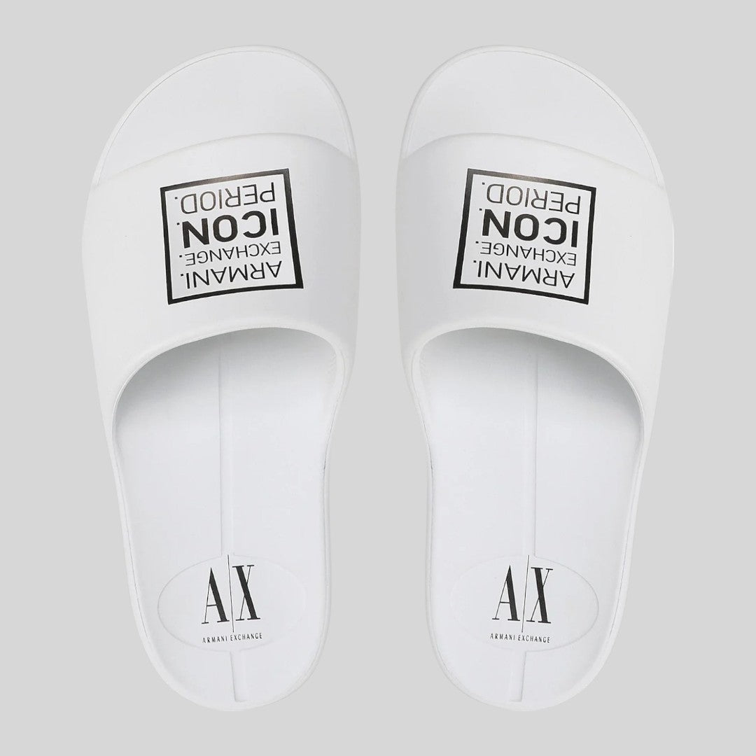 Armani Exchange Sandalias Icon Period Wht