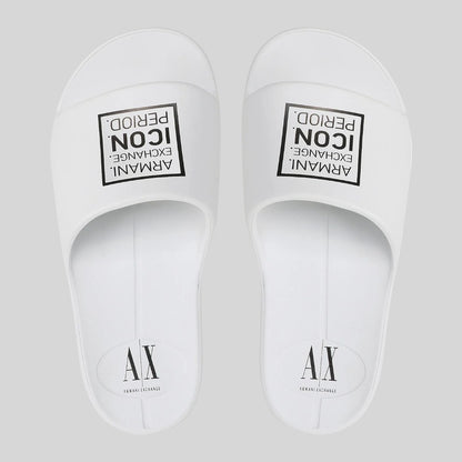 Armani Exchange Sandalias Icon Period Wht