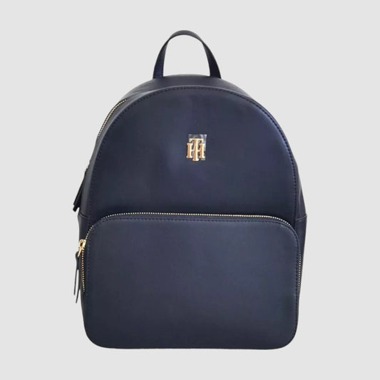 Tommy Hilfiger Mochila Poppy Navy De Piel Para Mujer