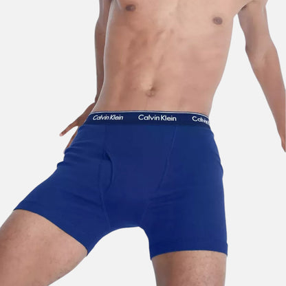 Calvin Klein Boxer Brief Classic Fit 3 Pack Blue