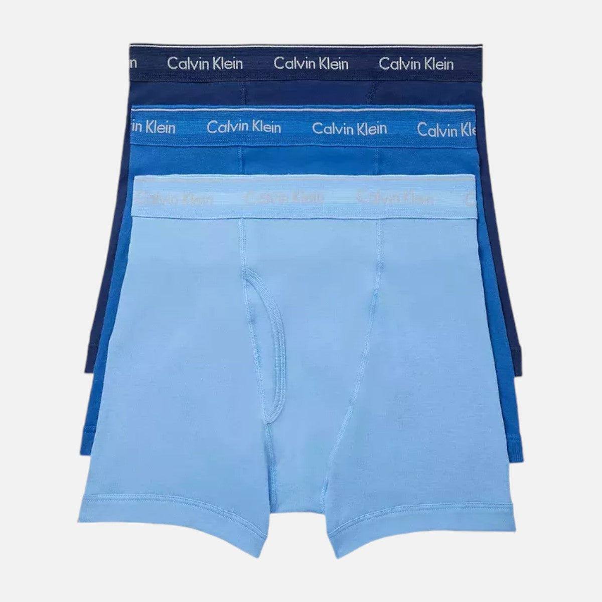 Calvin Klein Boxer Brief Classic Fit 3 Pack Blue