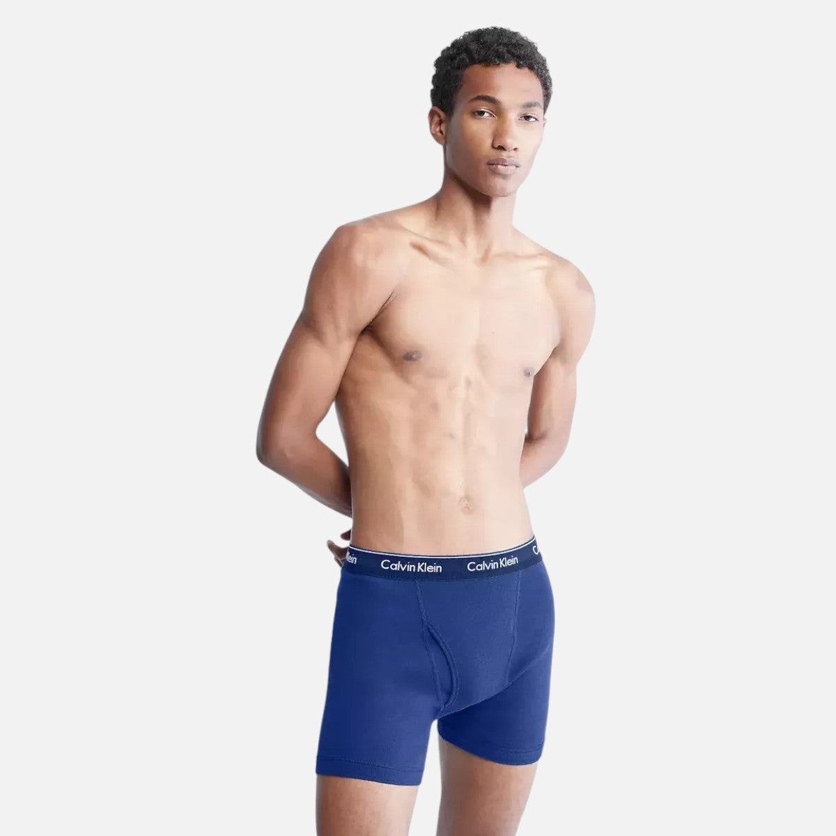 Calvin Klein Boxer Brief Classic Fit 3 Pack Blue