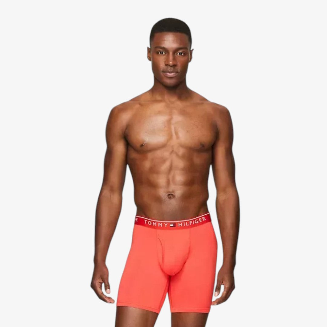 Tommy Hilfiger Boxer Brief Microfibra 3 Pack - Blk/Red/Blue