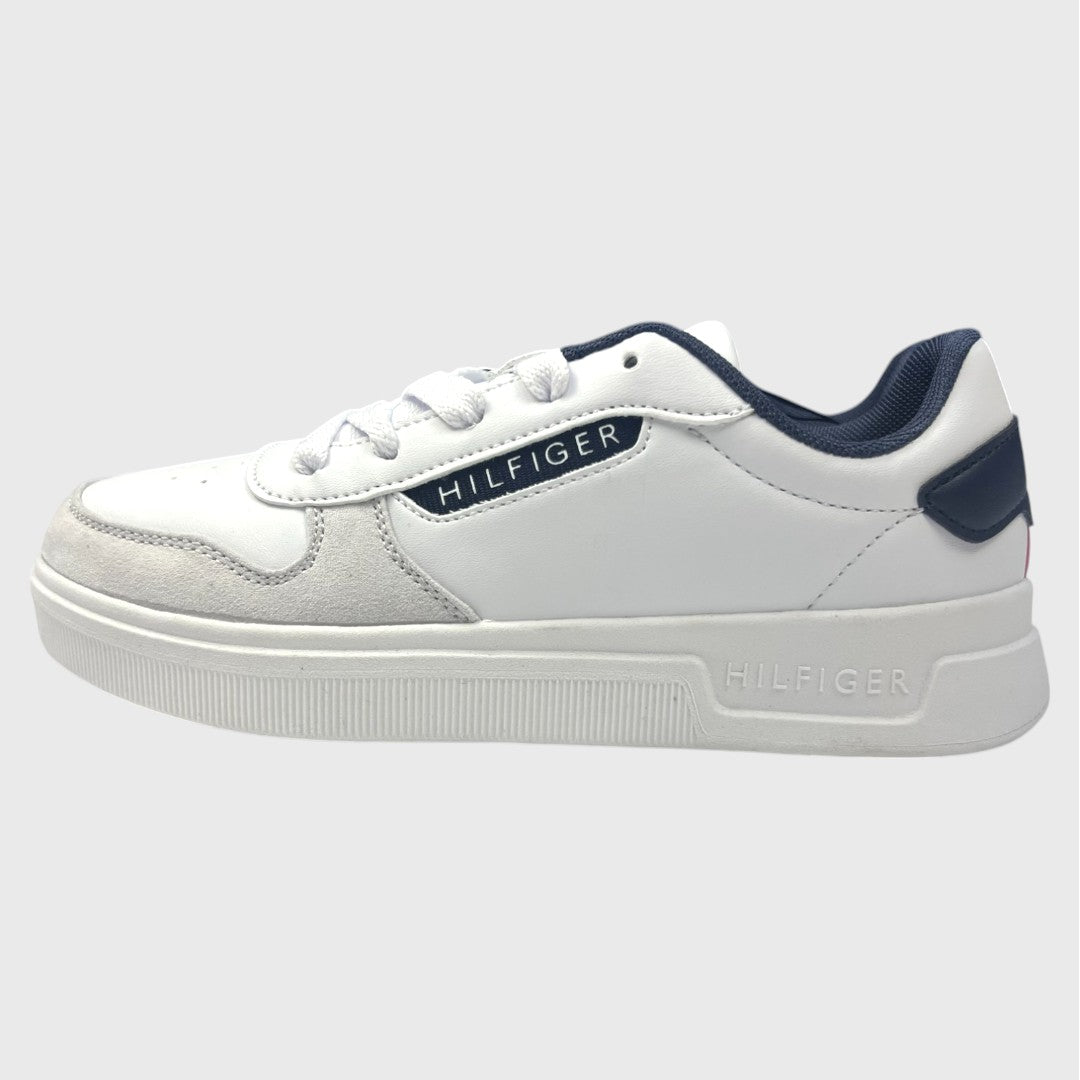 Tommy Hilfiger Tenis Strap Para Niño - Wht