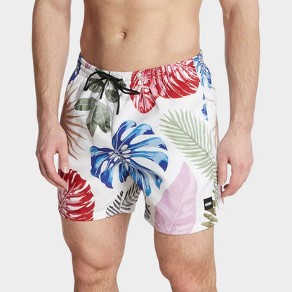 BOSS Traje de Baño Flowers  Piranha Wht