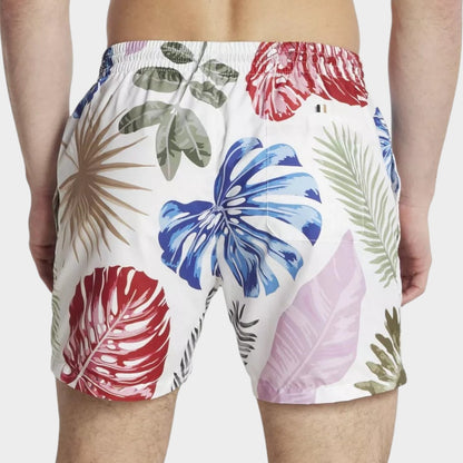 BOSS Traje de Baño Flowers  Piranha Wht