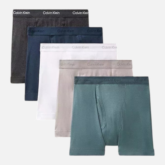 Calvin Klein Boxer Brief De Algodón 5 Pack