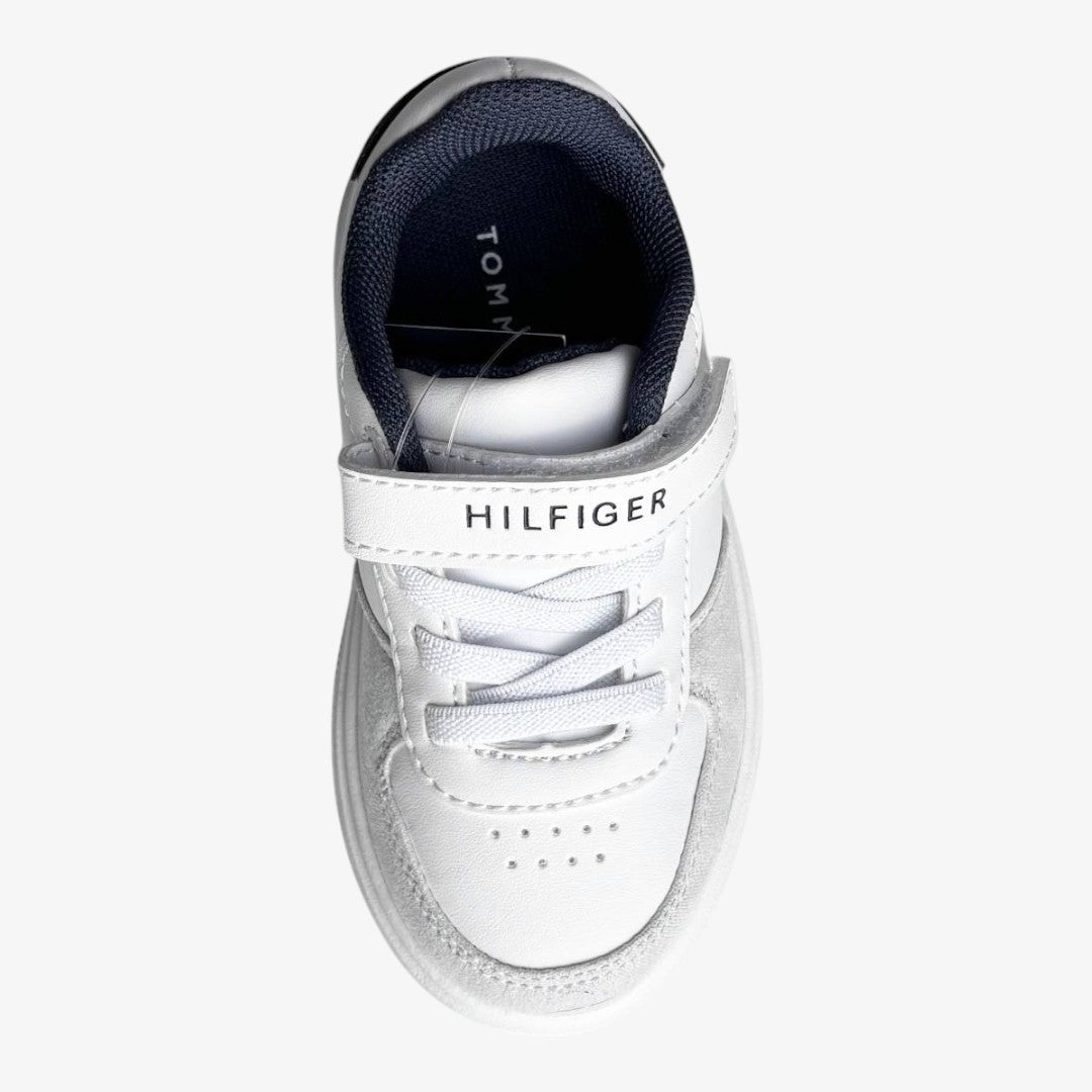 Tommy Hilfiger Tenis Strap Para Bebé - Wht.