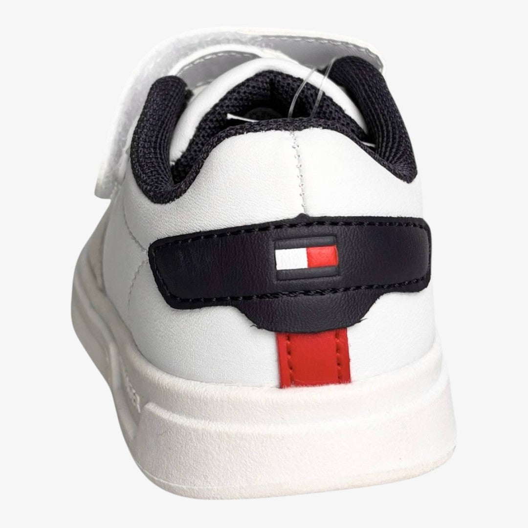 Tommy Hilfiger Tenis Strap Para Bebé - Wht.