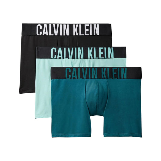 Calvin Klein Boxer Brief Intense Power Blk/Aqua