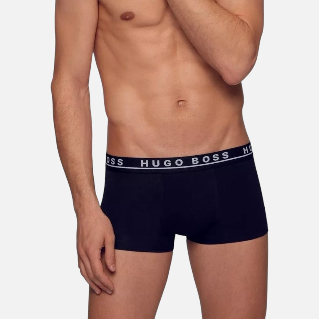 Hugo Boss Boxer Cotton Stretch Trunk 3 Pack Blk
