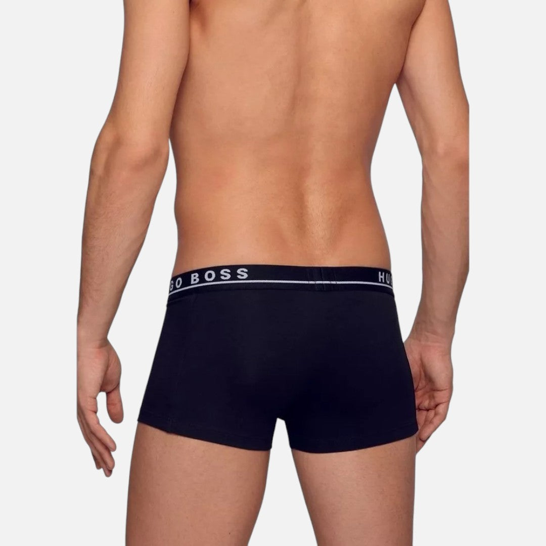 Hugo Boss Boxer Cotton Stretch Trunk 3 Pack Blk