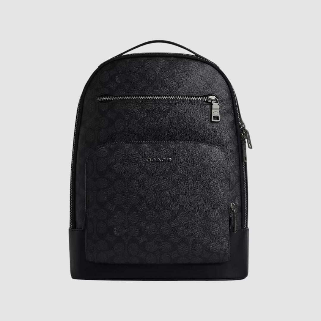 Coach Mochila Ethan In Signature Canvas Blk