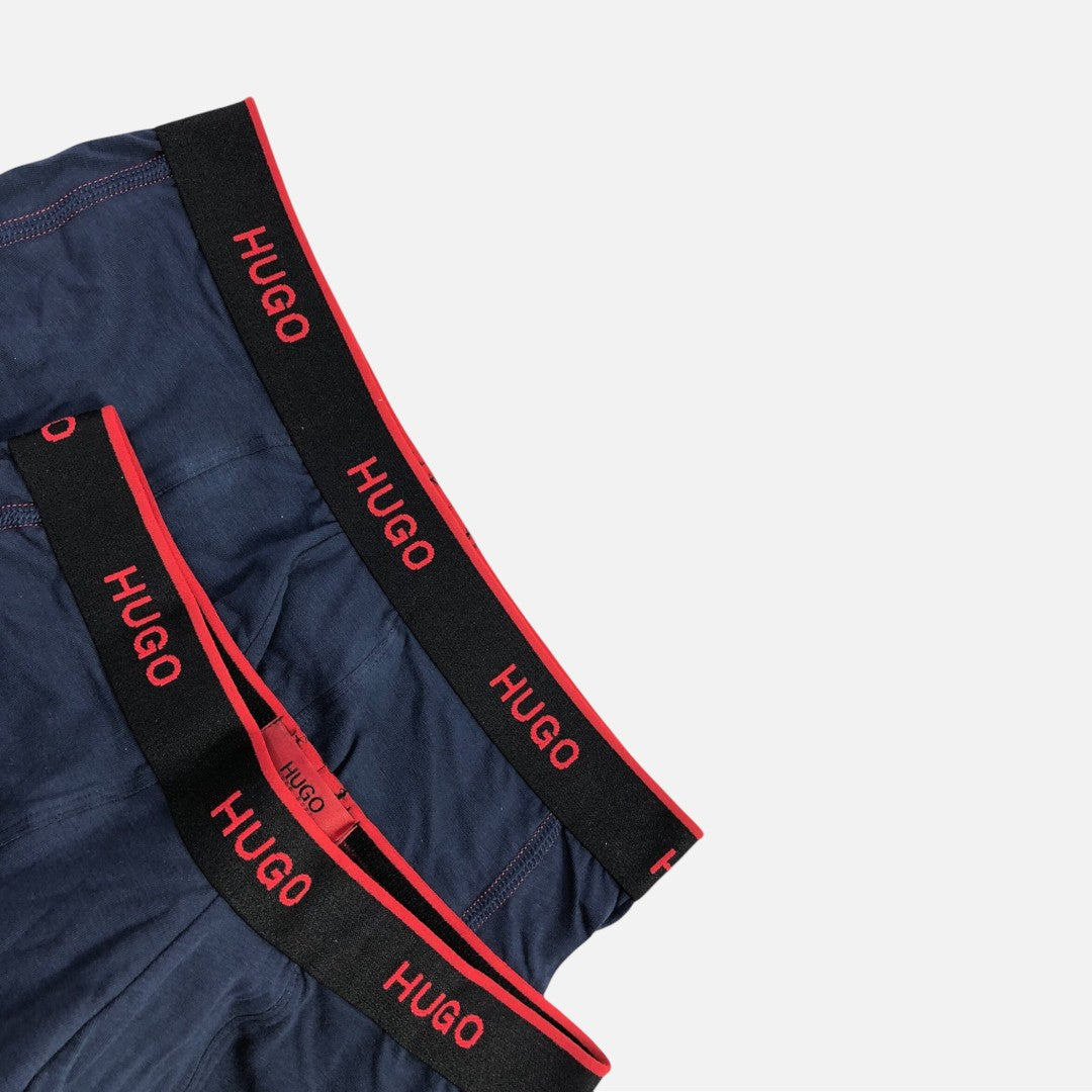 Hugo Boss Boxer Trunk 2 Pack Flex Cotton Nvy