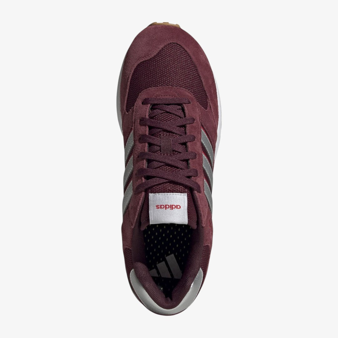 Adidas Tenis RUN 80s Rd/Slver