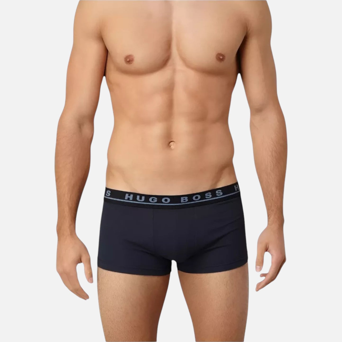 Hugo Boss Boxer Trunk de Algodón Elástico 3 Pack Rd/Blu/Blk