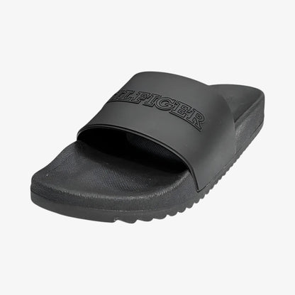 Chancla Tommy Hilfiger Logo Blk