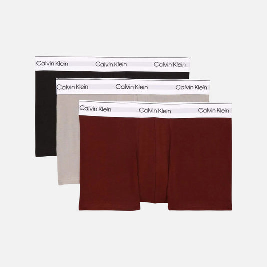 Calvin Klein Boxer Trunk Modern Cotton 3 pack Bwn/Blk/Tan