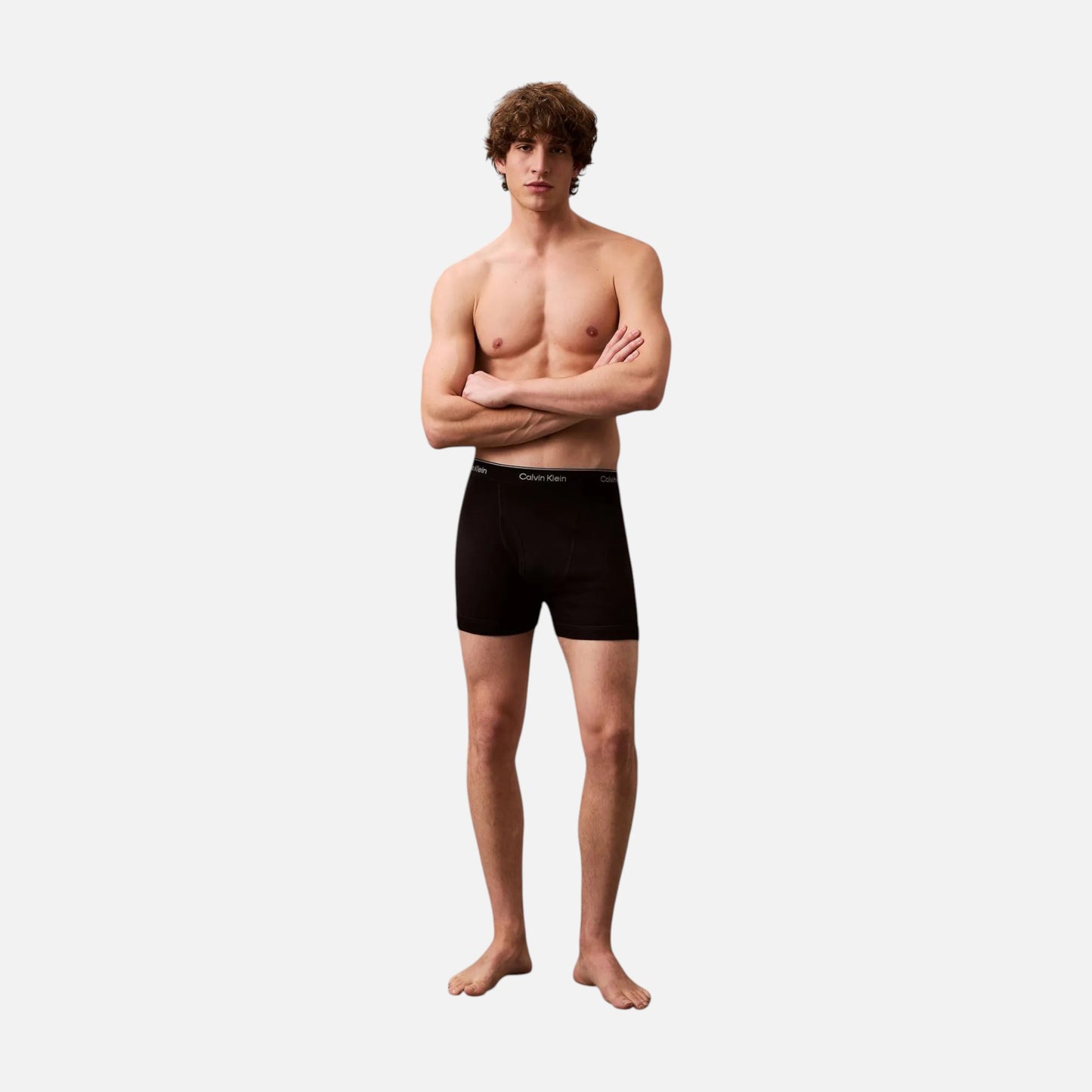 Calvin Klein Boxer Brief 100% Algodón 5 pack Rd/Blu/Gry/Blk