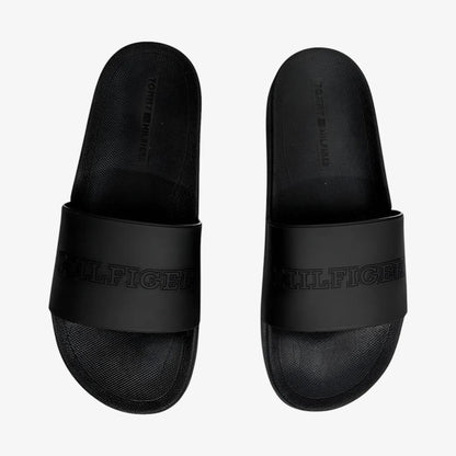 Chancla Tommy Hilfiger Logo Blk