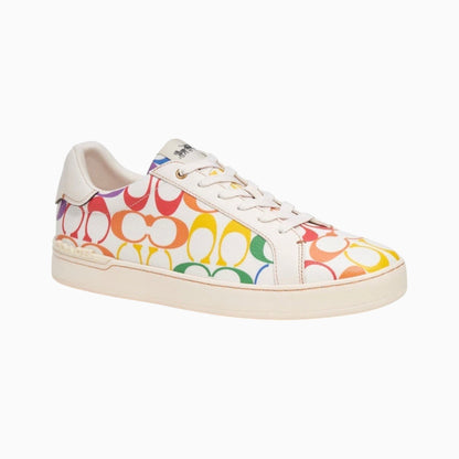 Coach Tenis Clip Low Top Signature Canvas PRIDE