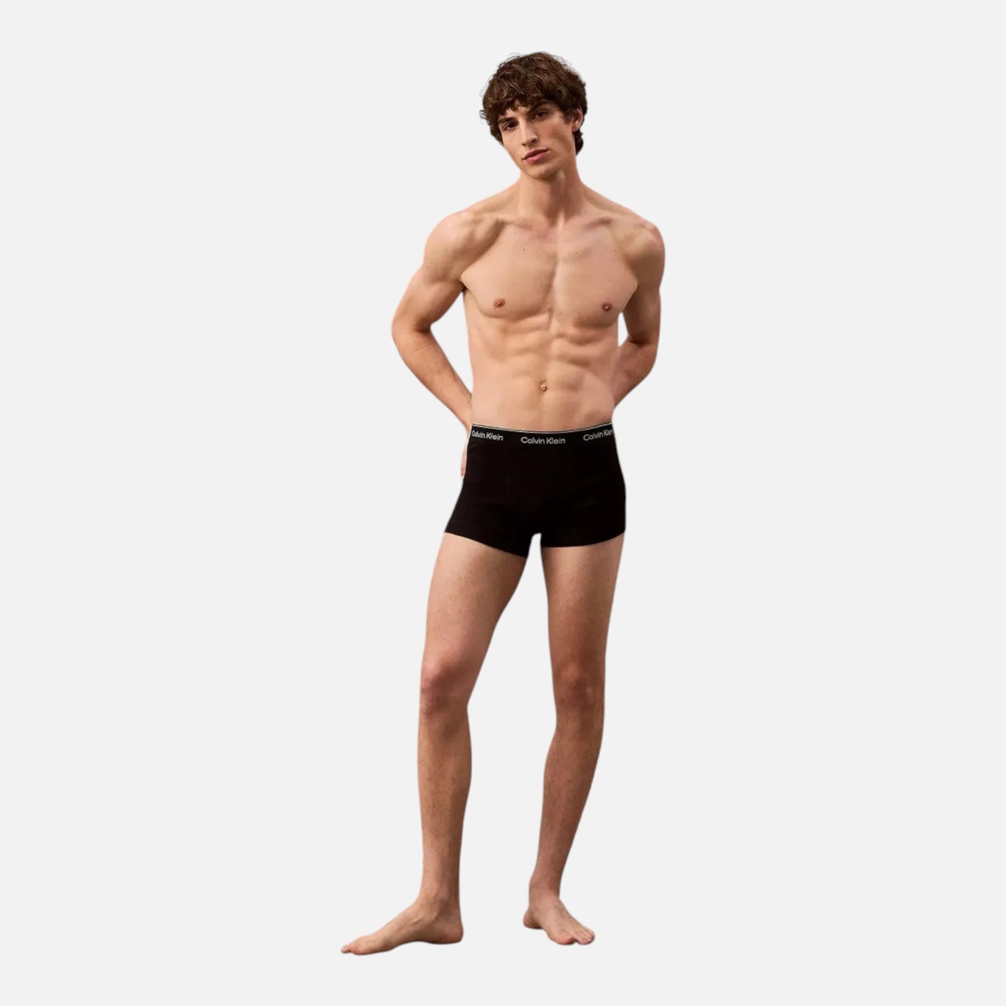 Calvin Klein Boxer Trunk 100% Algodón 5 pack Rd/Blu/Gry/Blk