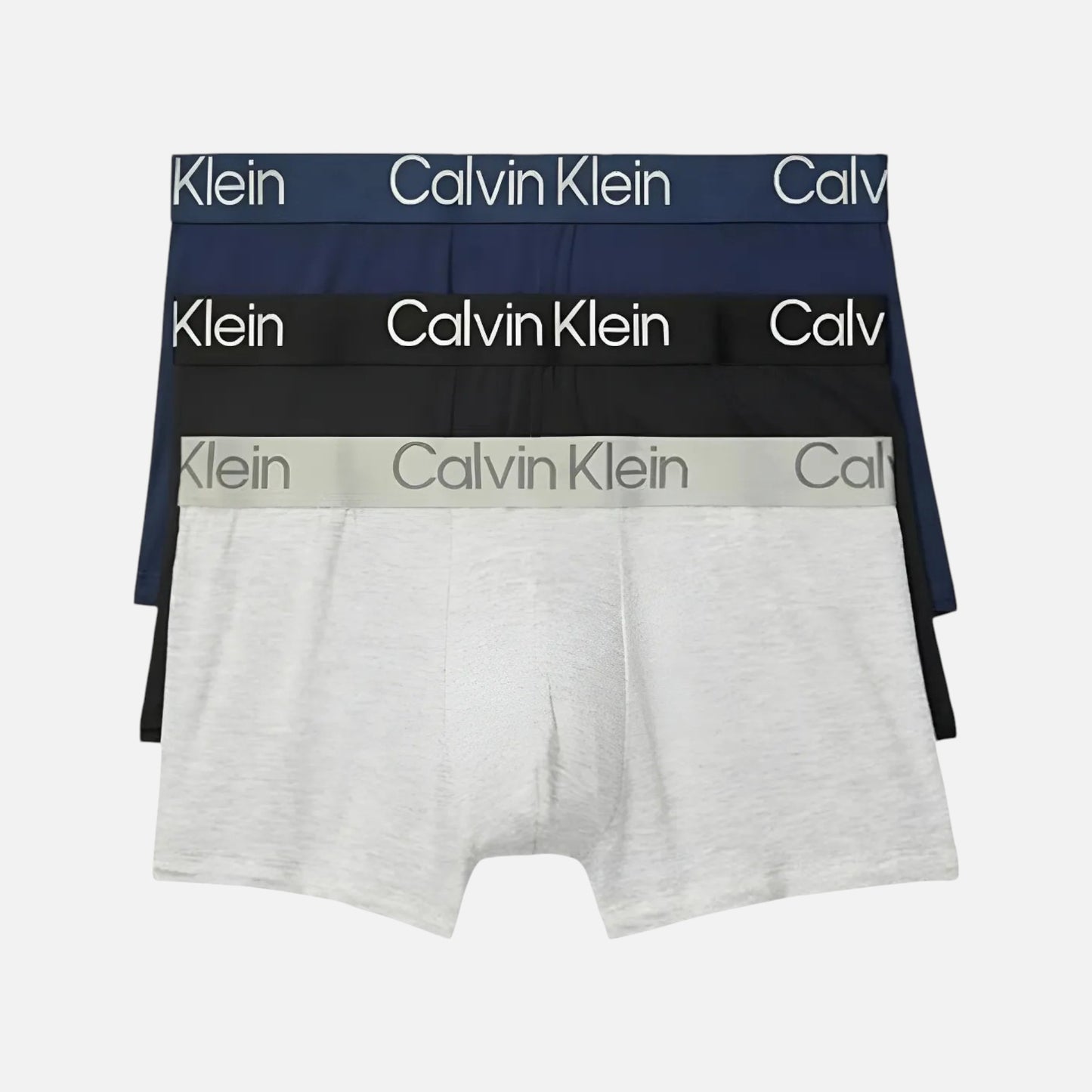 Calvin Klein Boxer Trunk Ultra-Soft Modern 3 pack Blk/Gry/Blu
