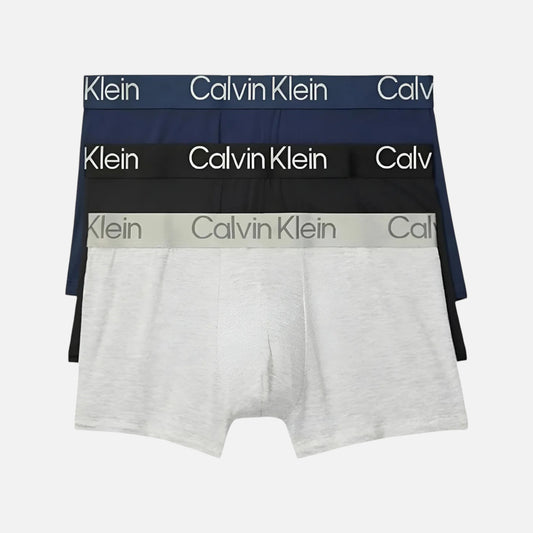 Calvin Klein Boxer Trunk Ultra-Soft Modern 3 pack Blk/Gry/Blu