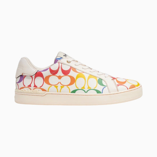Coach Tenis Clip Low Top Signature Canvas PRIDE