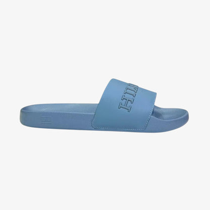 Tommy Hilfiger Chancla Logo Slid Blu