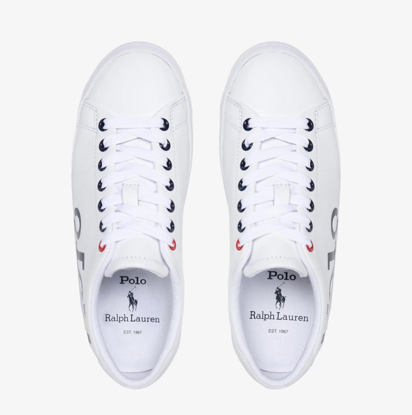 Polo Ralph Lauren Tenis Logo Leather