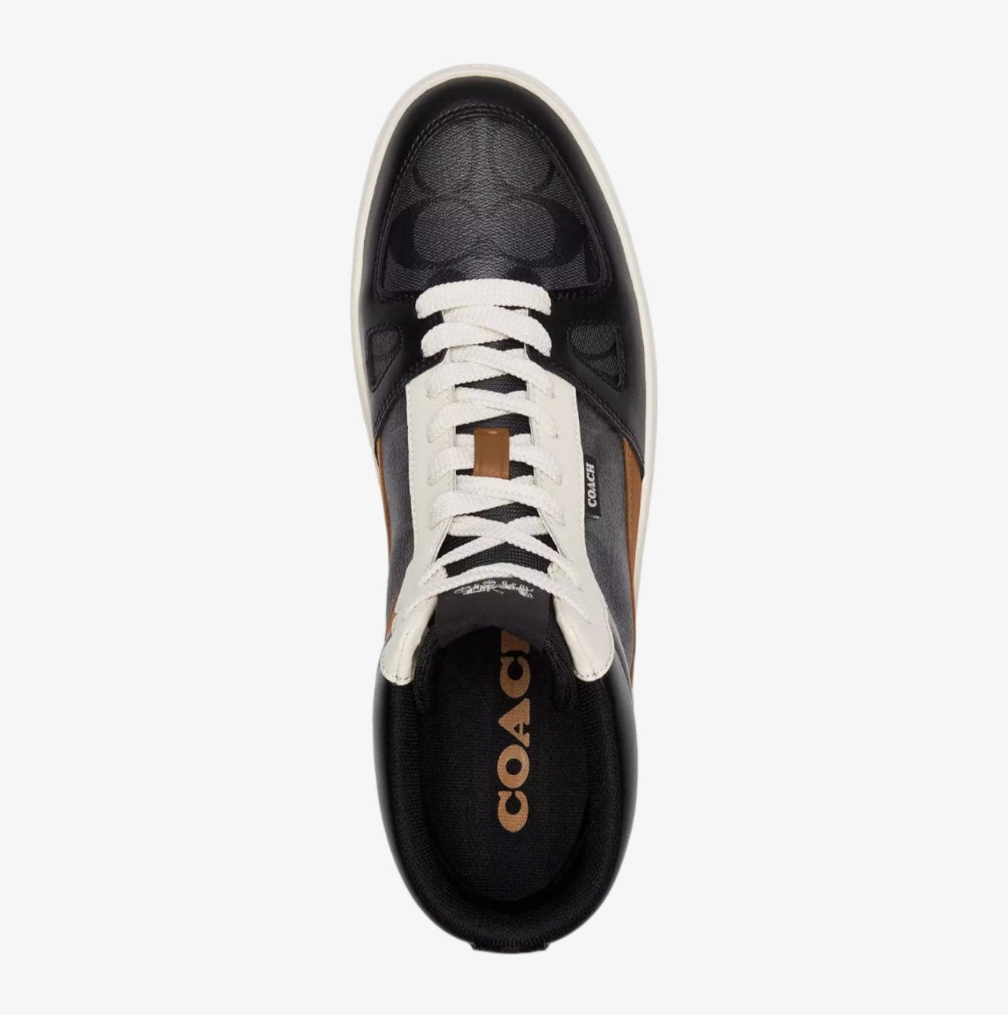 Coach Tenis Clip Court High Top In Signature