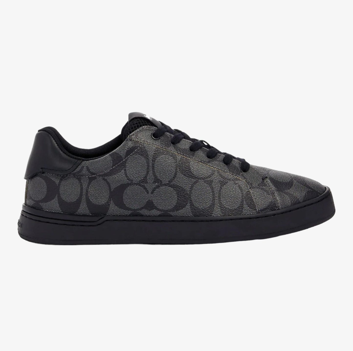 Coach Tenis Clip Low Top Signature Canvas Blk