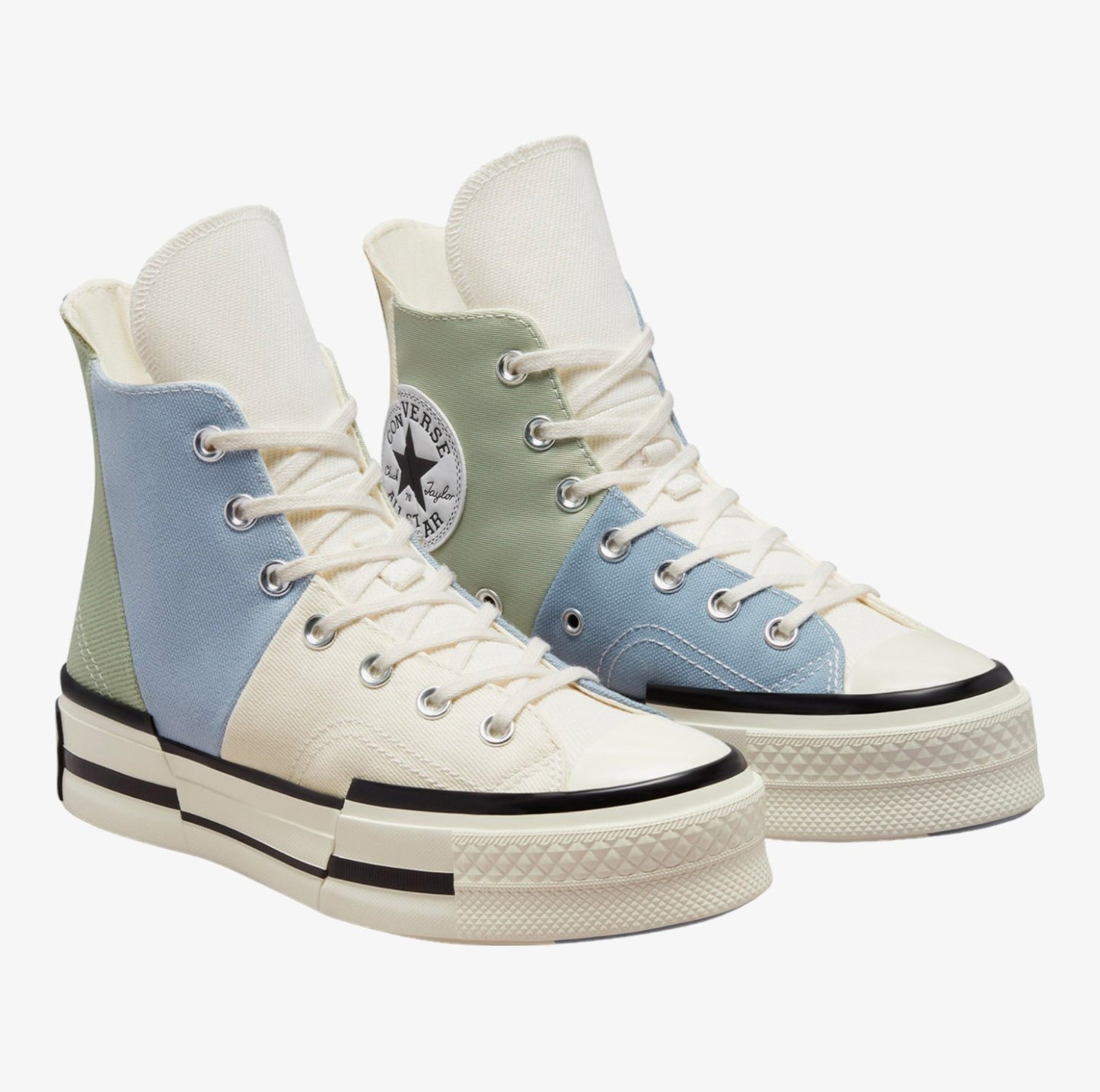 Converse Tenis Chuck 70 Plus HI Patchwork Mezclilla