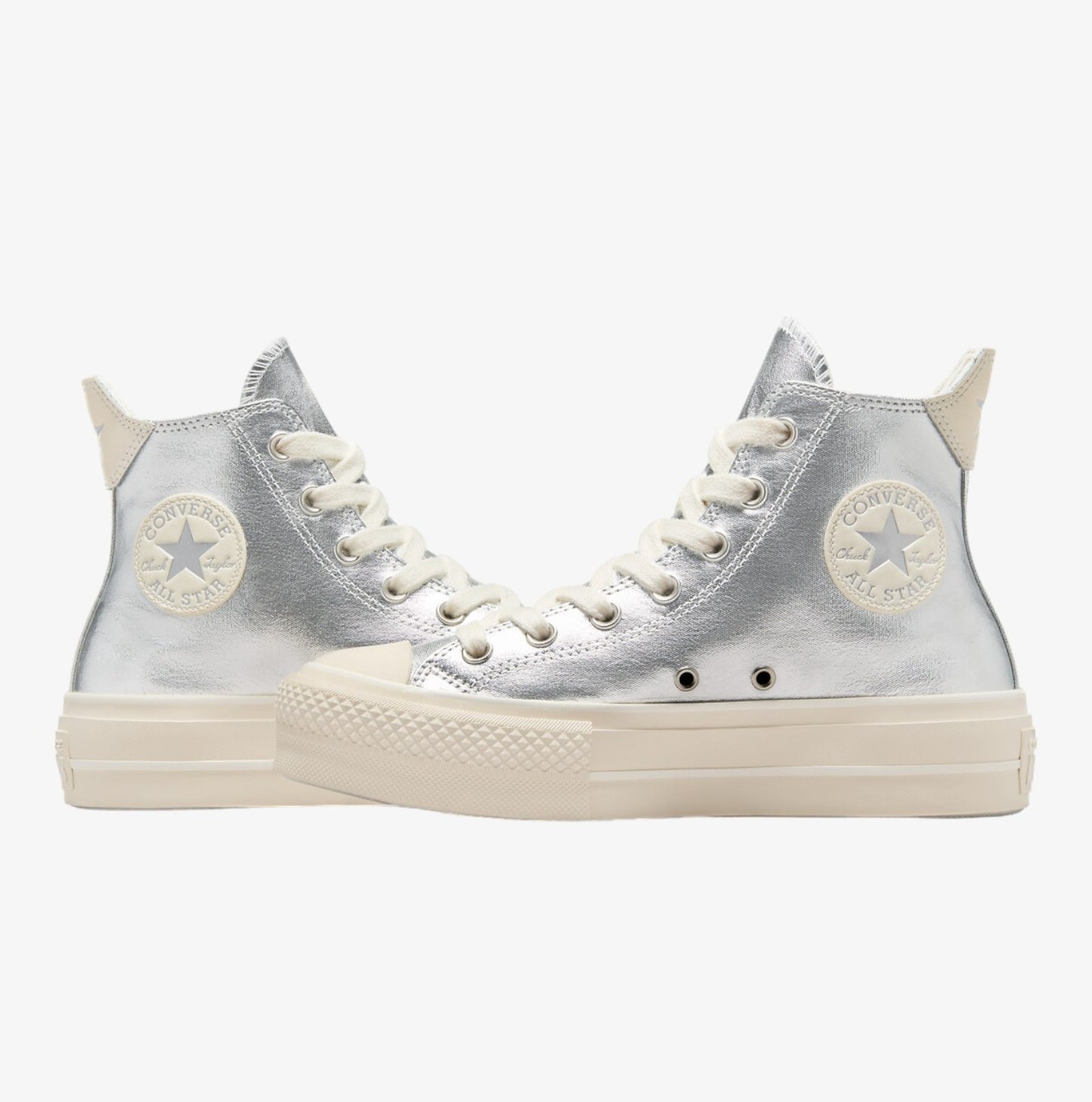 Converse Tenis Ctas Lift Hi Pure Silver