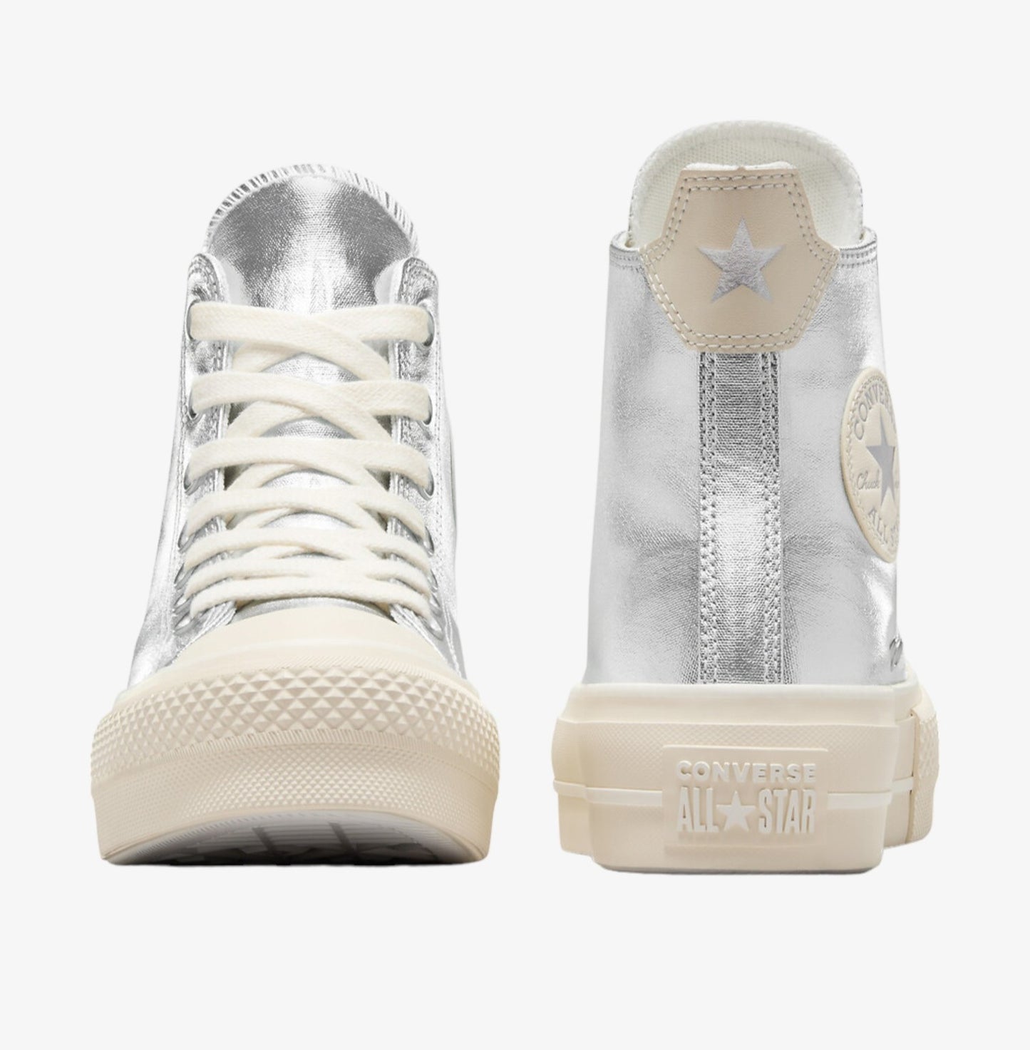 Converse Tenis Ctas Lift Hi Pure Silver