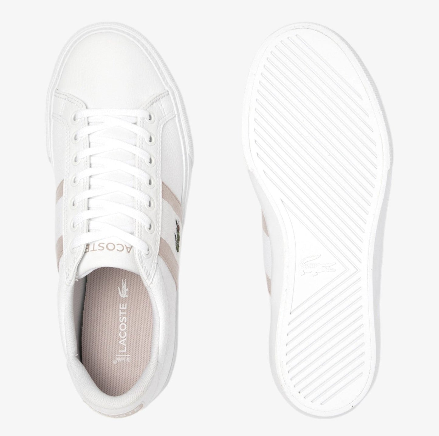 Lacoste Tenis Grad Vulc 120 Wht/Pnk