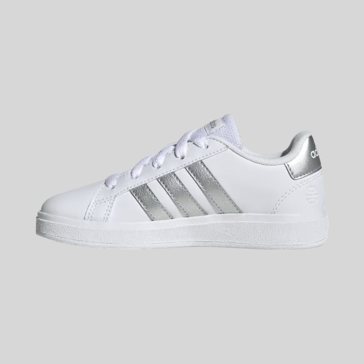 Adidas Tenis Grand Court 2.0K White/Matte Silver