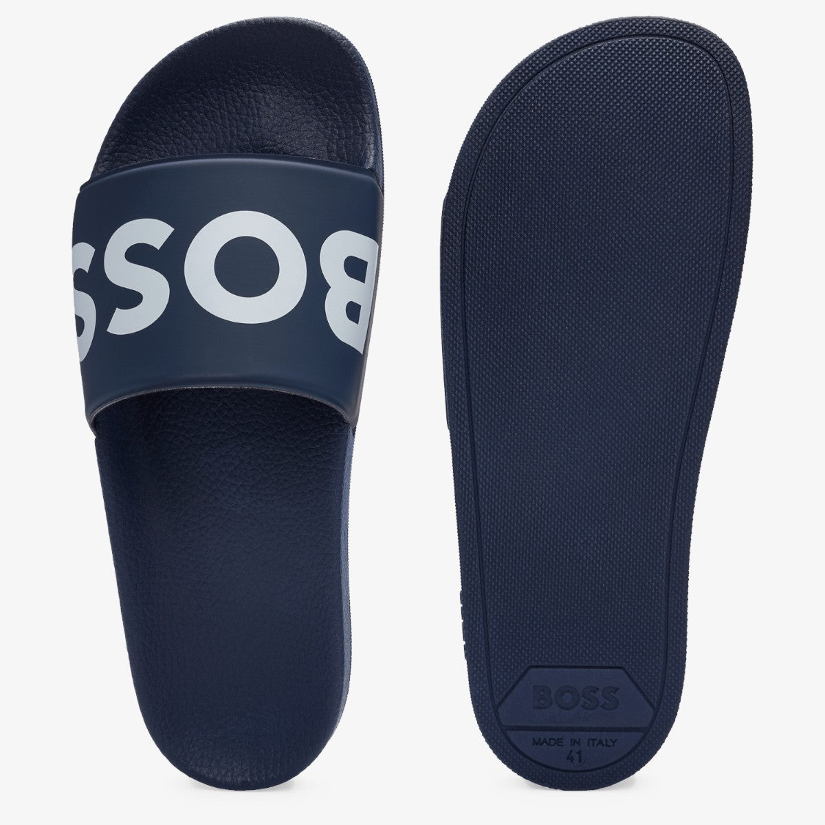 BOSS Chancla Sean Slid Lgpr Dark Blue