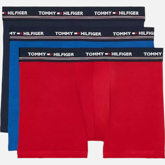 Tommy Hilfiger Boxer THConfort+ Trunk Modal- Red/Blue/Blk