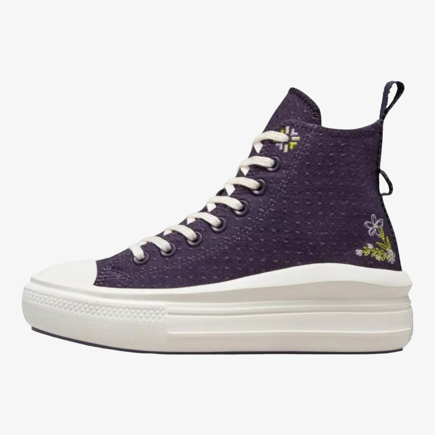 Converse Tenis Ctas Move Hi Autumn Embroidery Dark Raisin