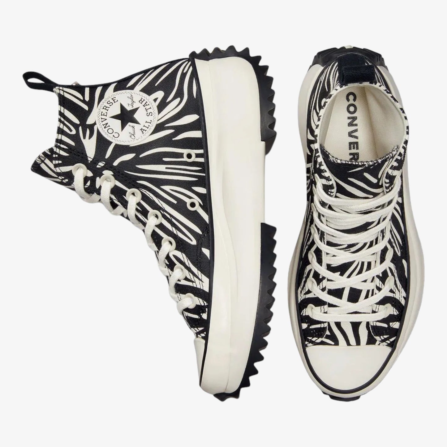 Converse Tenis Run Star Hike HI Zebra Print